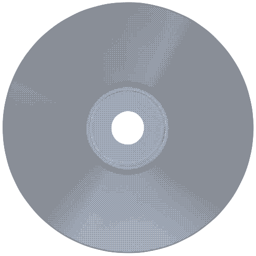 a 3d rotating compact disc